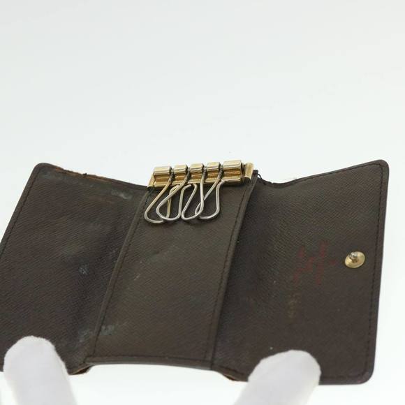 LOUIS VUITTON Damier Ebene Multi Cles 4 Key Case N62631 LV Auth 55068 - Picture 8 of 16